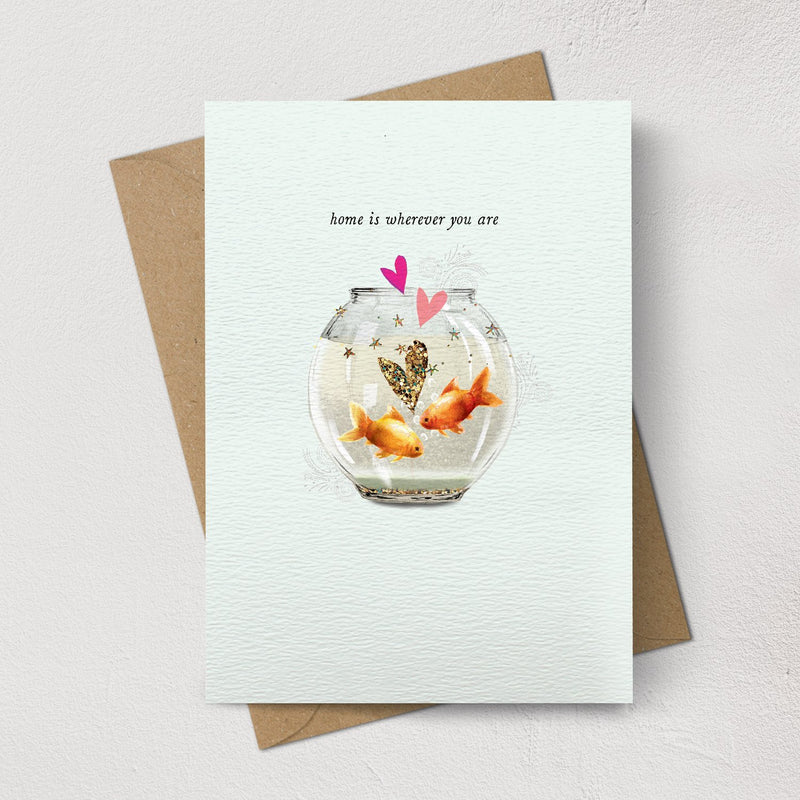 Home Is Where You Are Fish Greeting Card