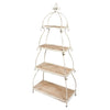 Ivory Iron and wood Shelf  | Putti Fine Furnishings Canada
