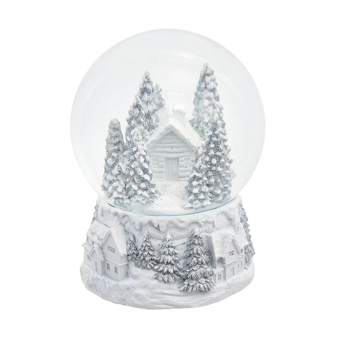 Musical Winter Scene Glass Water Globe