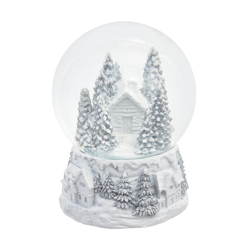 Musical Winter Scene Glass Water Globe