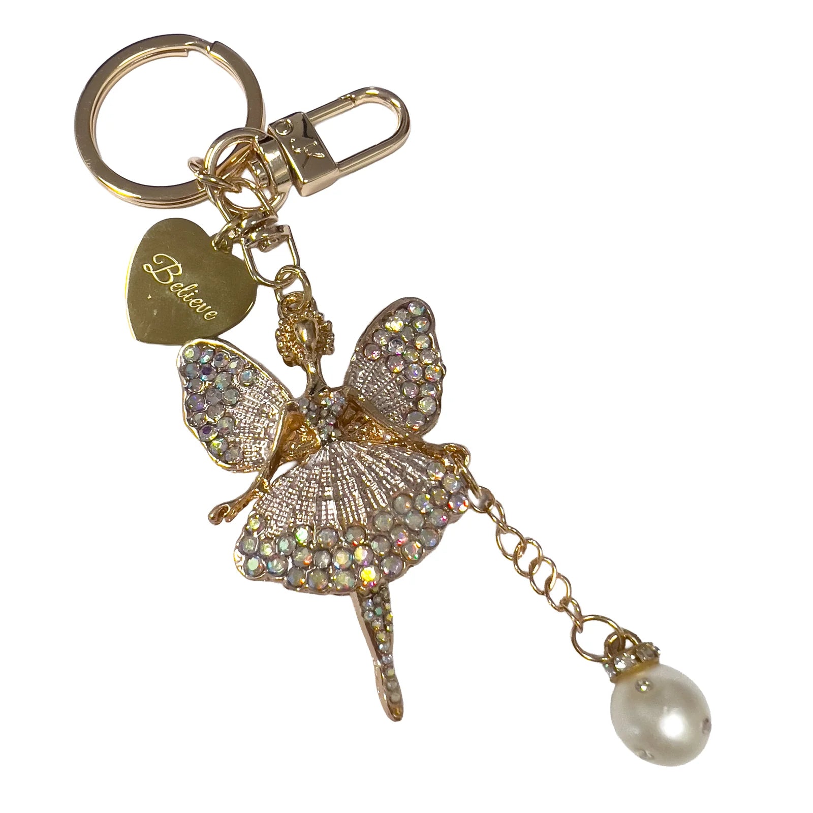 Jacqueline Kent Purse Charm Angel - Ultra Violet