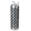 Jacqueline Kent Crystal Tumbler - Checkmate Dark | Putti Fine Fashions