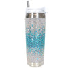 Jacqueline Kent Crystal Tumbler - Turquoise Wave | Putti Fine Furnishings