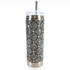 Jacqueline Kent Crystal Tumbler - Hematite Cross | Putti Fine Furnishings