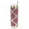 Jacqueline Kent Crystal Tumbler - Mariners Cross Lilac  | Putti Fine Furnishings