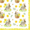 Bunny Baskets Paper Napkins - Lunch  | Putti Fine Furnishings
