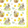 Bunny Baskets Paper Napkins - Lunch  | Putti Fine Furnishings