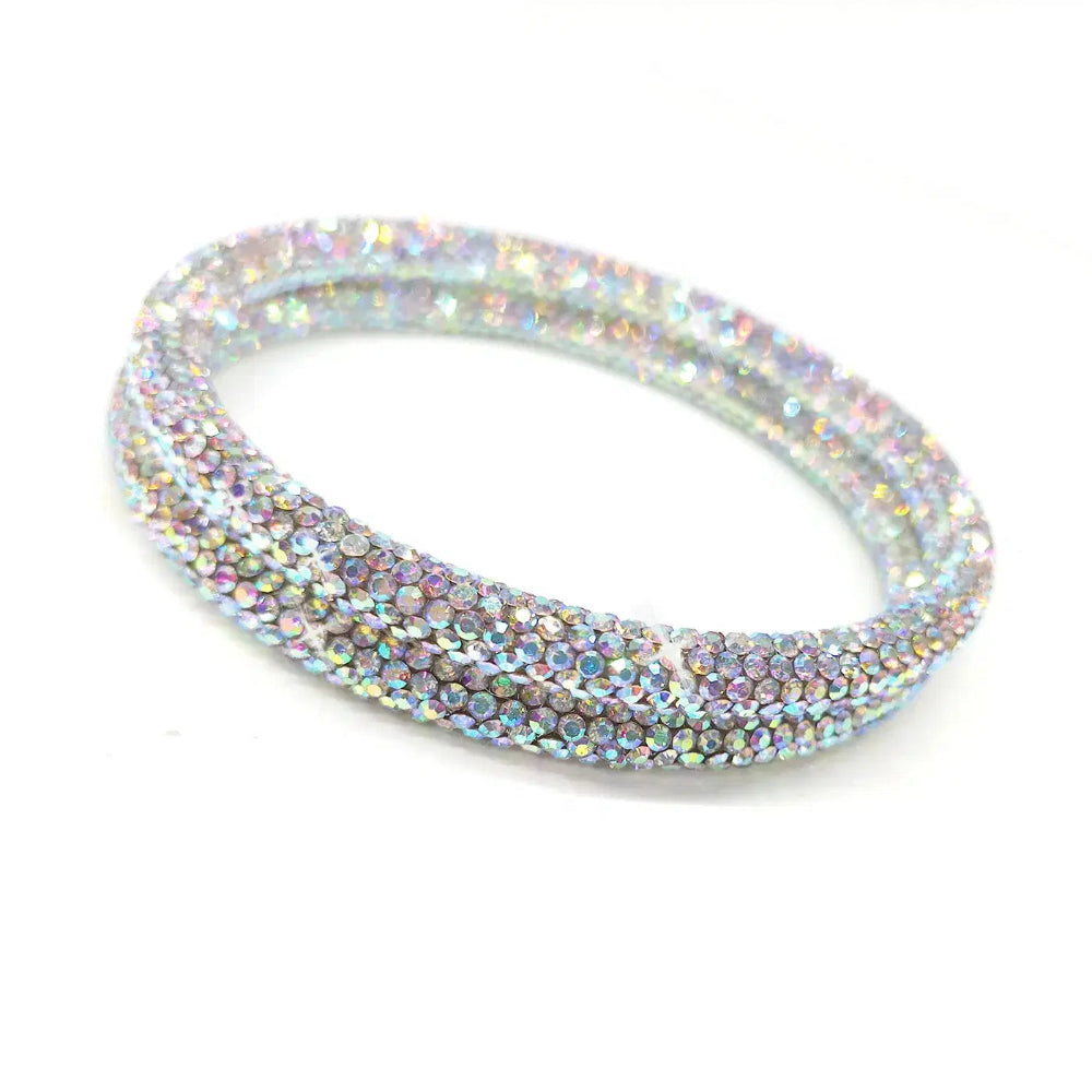 Jacqueline Kent Confetti Frosting Crystal Bangles | Putti Fine Fashions 