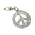 Jacqueline Kent Crystal Peace Sign Charm