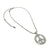 Jacqueline Kent Crystal Peace Sign Necklace - Silver