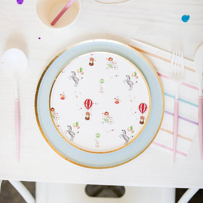 Josi James Carnival Small Paper Plates | Putti Party Supplies