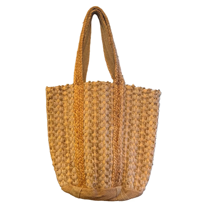 Jute Market Bag - Natural Woven | Putti Fine Fashions