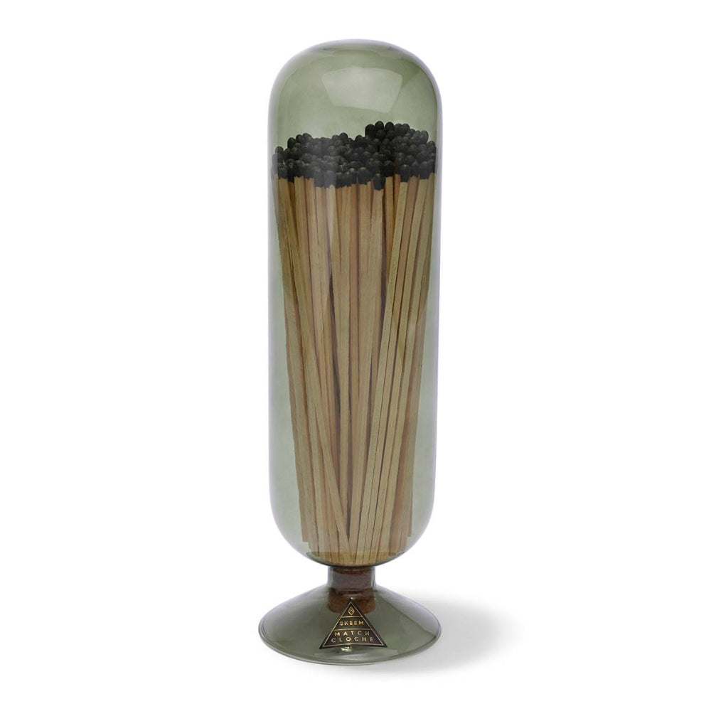 Skeem Design Fireplace Matches Large Cloche - Olive | Putti Fine Furnishings 