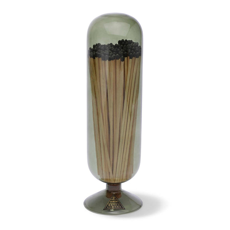 Skeem Design Fireplace Matches Large Cloche - Olive | Putti Fine Furnishings 