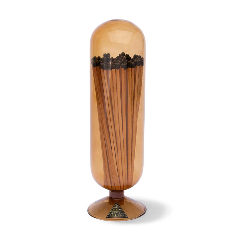 Skeem Design Fireplace Matches Large Cloche - Amber | Putti Fine Furnishings 