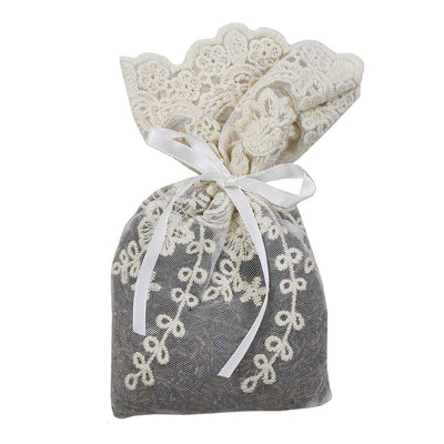 Lace Embroidered Lavender Sachet | Putti Fine Furnishings