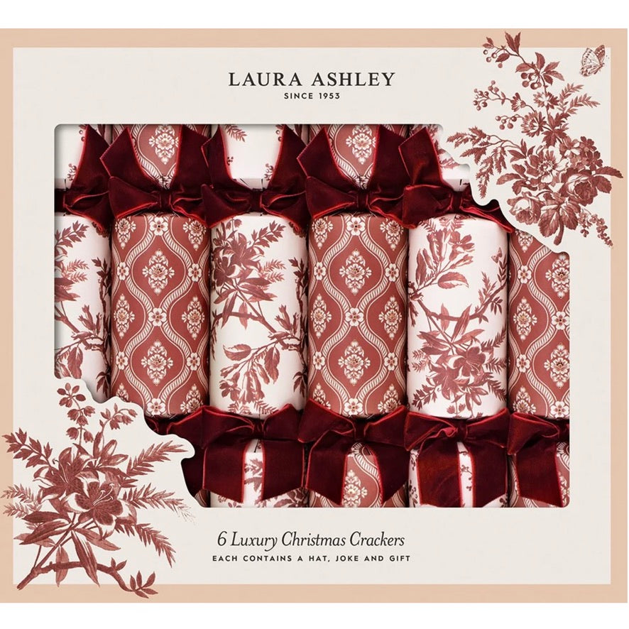 Laura Ashley Farley Festive Trees Christmas Crackers | Putti Christmas