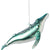 Light Blue Sperm Whale Glass Ornament | Putti Christmas Canada 