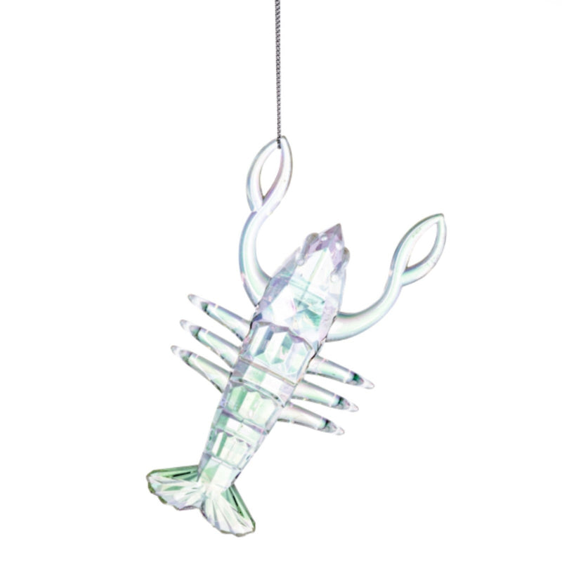 Iridescent Lobster Acrylic Ornament