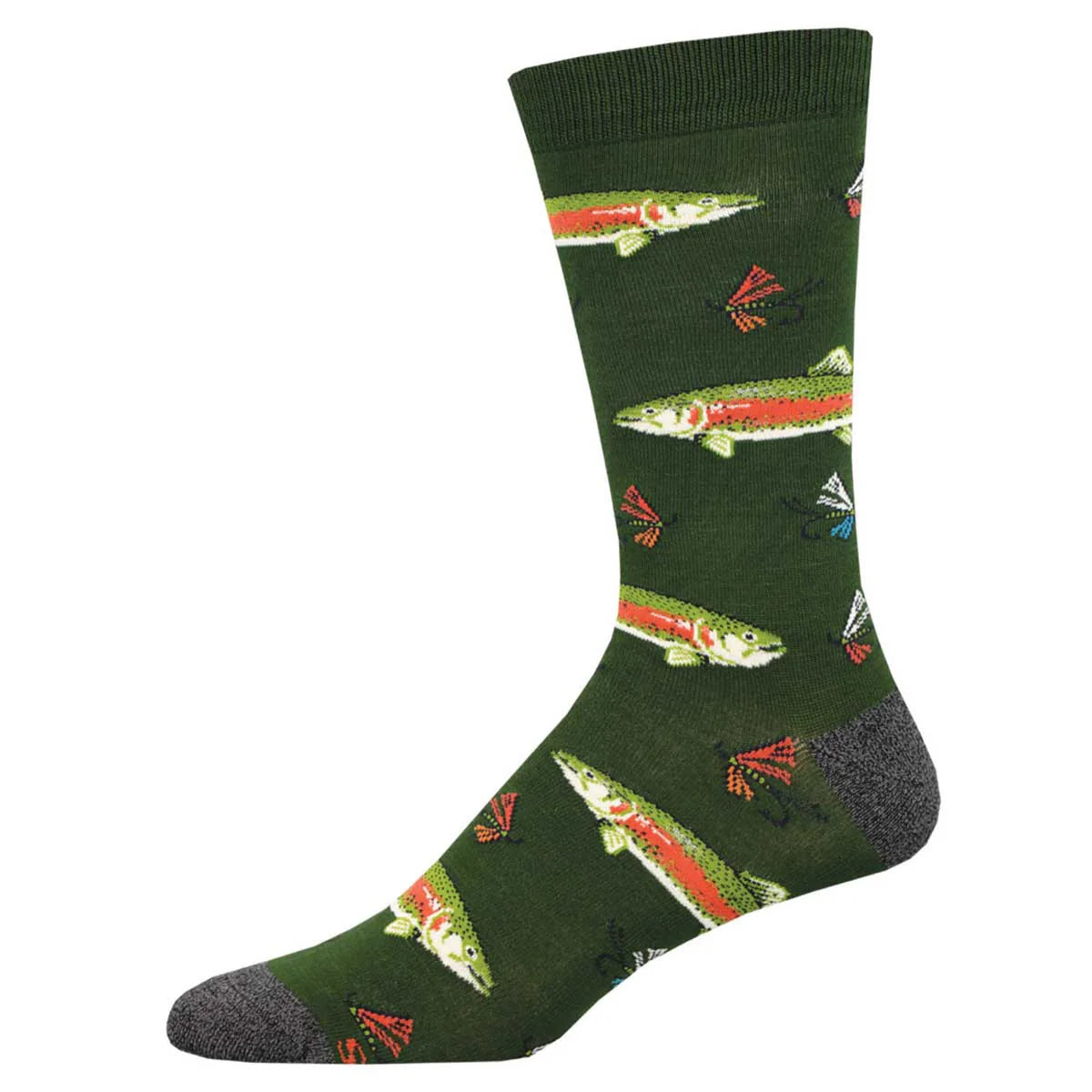 "Stout Trout" Men's Bamboo Socks | Putti Fine Fashions 