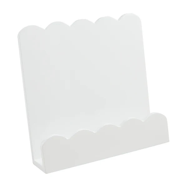 Scalloped Cookbook Holder by MudPie