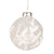 Cracked Ice with Branches Glass Ball Ornament
