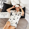 Bella Sleep and Spa Polka Dot Satin Short PJ Set  | Putti Fine Fashions