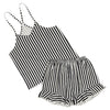 Striped Cami and Ruffled Shorts PJ sets | Putti Fine Fashions