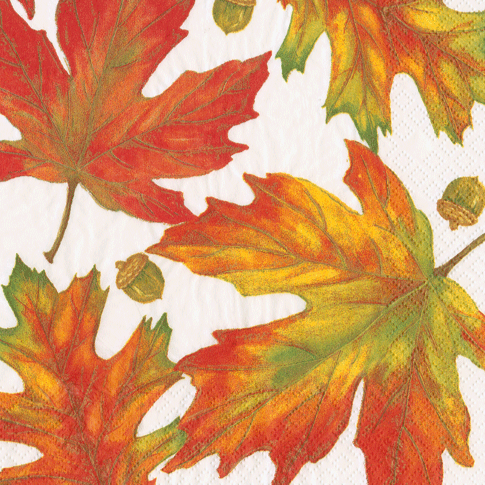 Autumn Hues Paper Napkin - Lunch