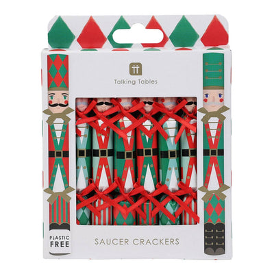 Nutcracker Christmas Saucer Crackers | Putti Christmas Entertaining