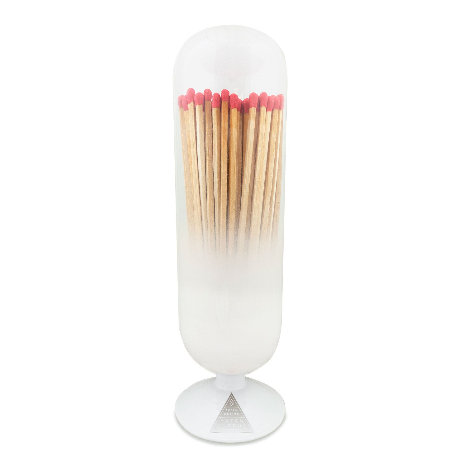Skeem Design Fireplace Matches Large Cloche White Cloud  | Putti Fine Furnishings 