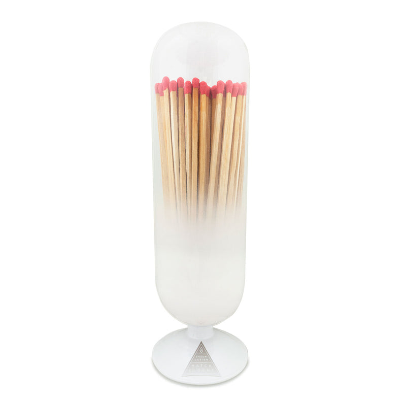 Skeem Design Fireplace Matches Large Cloche White Cloud  | Putti Fine Furnishings 