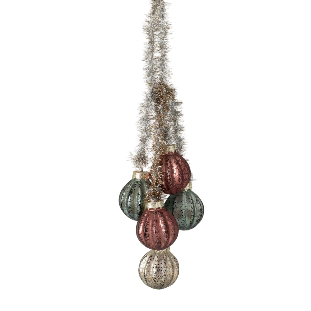 Ball Cluster Ornament  | Putti Christmas Decorations 