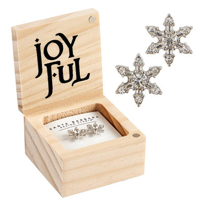 Treasure Box Earrings - Joyful  | Putti Christmas Jewelery
