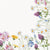Floral on White Paper Napkins - Lunch | Putti Fine Furnishings 
