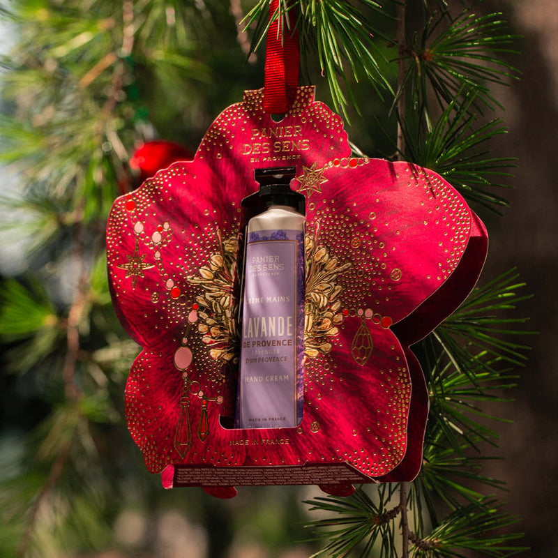 Lavender Hand Cream Flower Christmas Gift Set