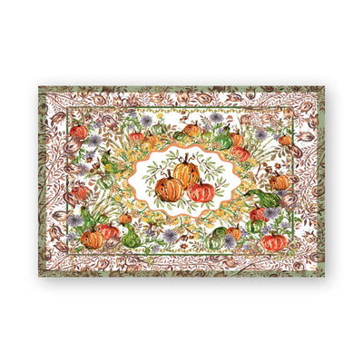 Dogwood Hill Pumpkin Vine Paper Placemats | Putti Thanksgiving