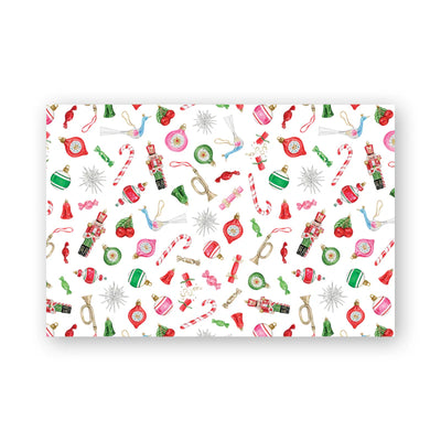 Dogwood Hill "Homeworthy" Nutcracker Paper Placemats | Putti Christmas