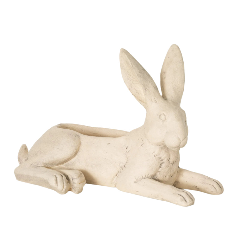 Sullivans Reclining Hare Planter | Putti Fine Furnishings 