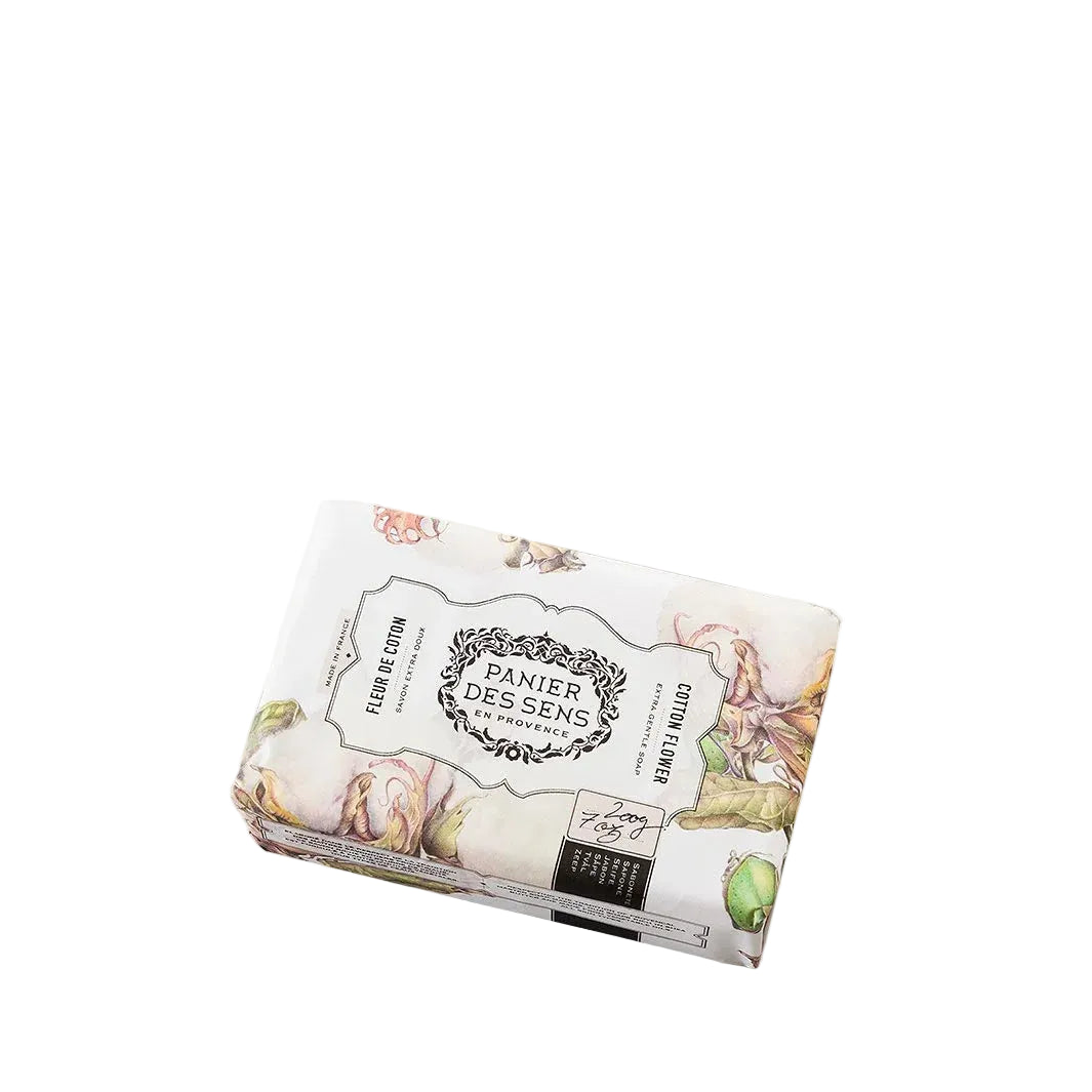Panier des Sens Shea Butter Bar Soap - Cotton Flower |  Putti