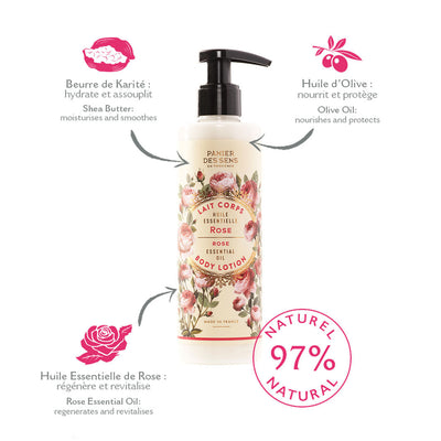 Panier des Sens Shea Butter Body lotion - Rejuvenating Rose