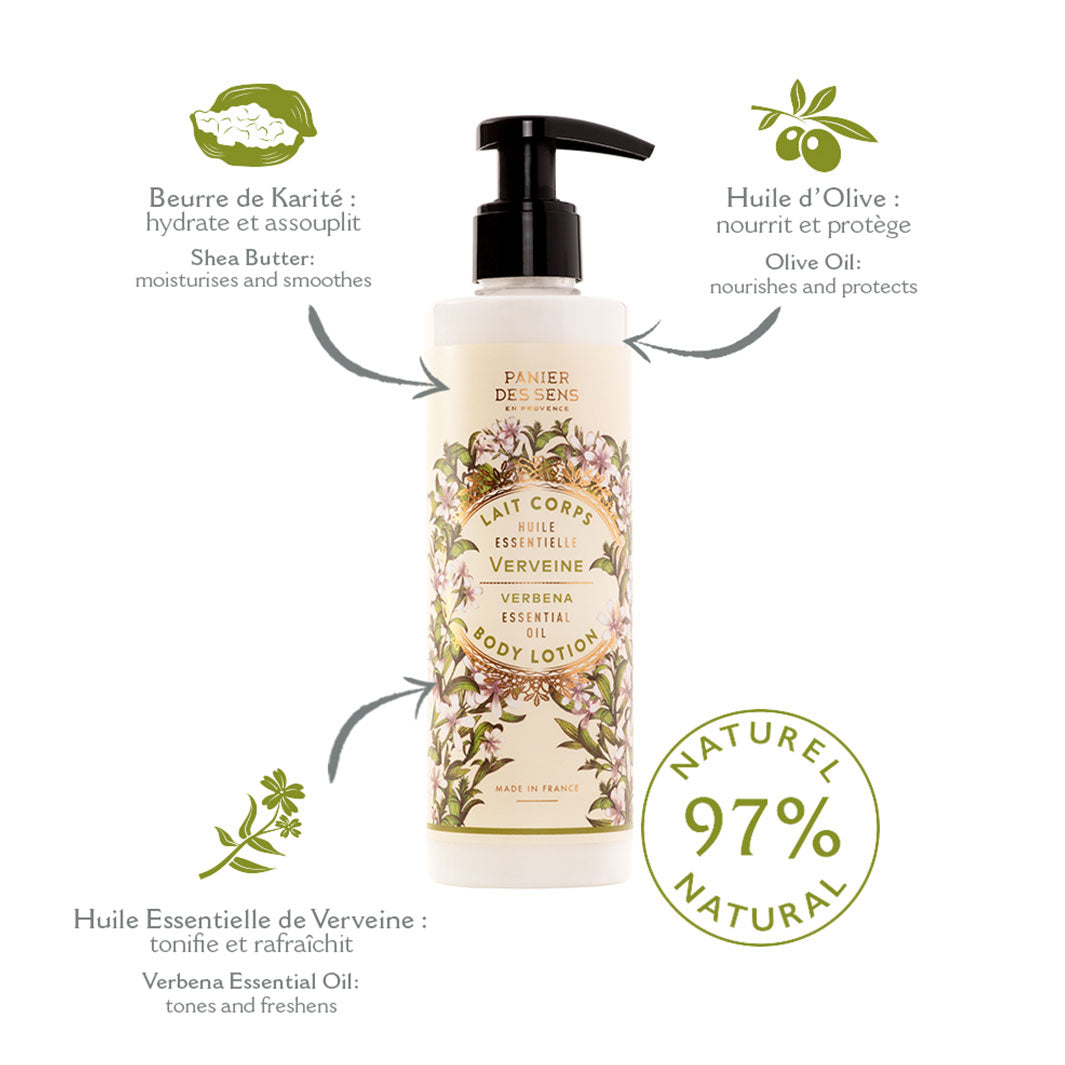 Panier des Sens Shea Butter Body lotion - Energizing Verbena