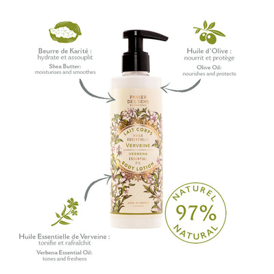 Panier des Sens Shea Butter Body lotion - Energizing Verbena