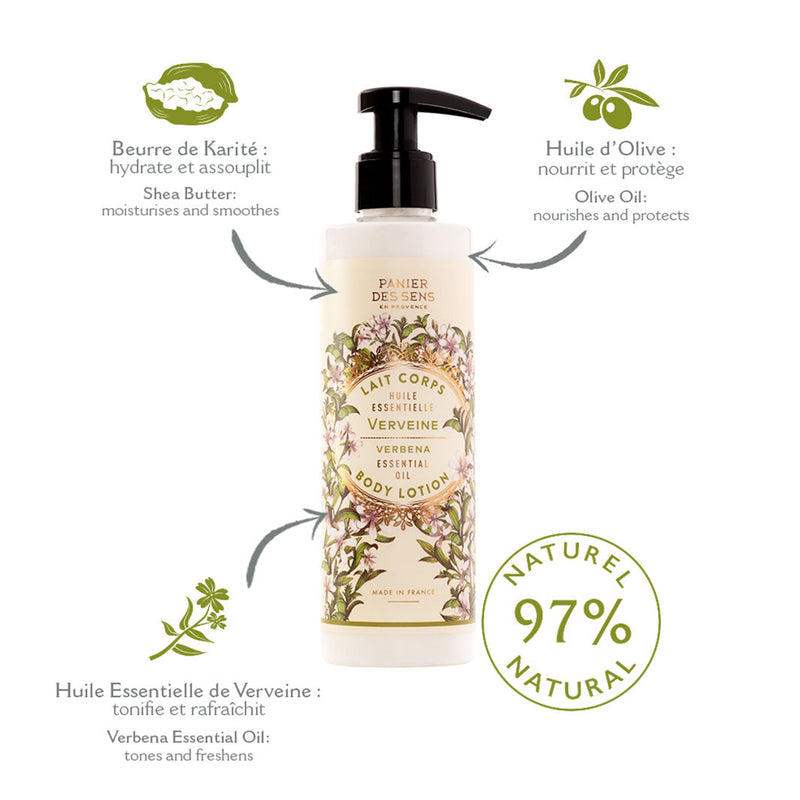 Panier des Sens Shea Butter Body lotion - Energizing Verbena