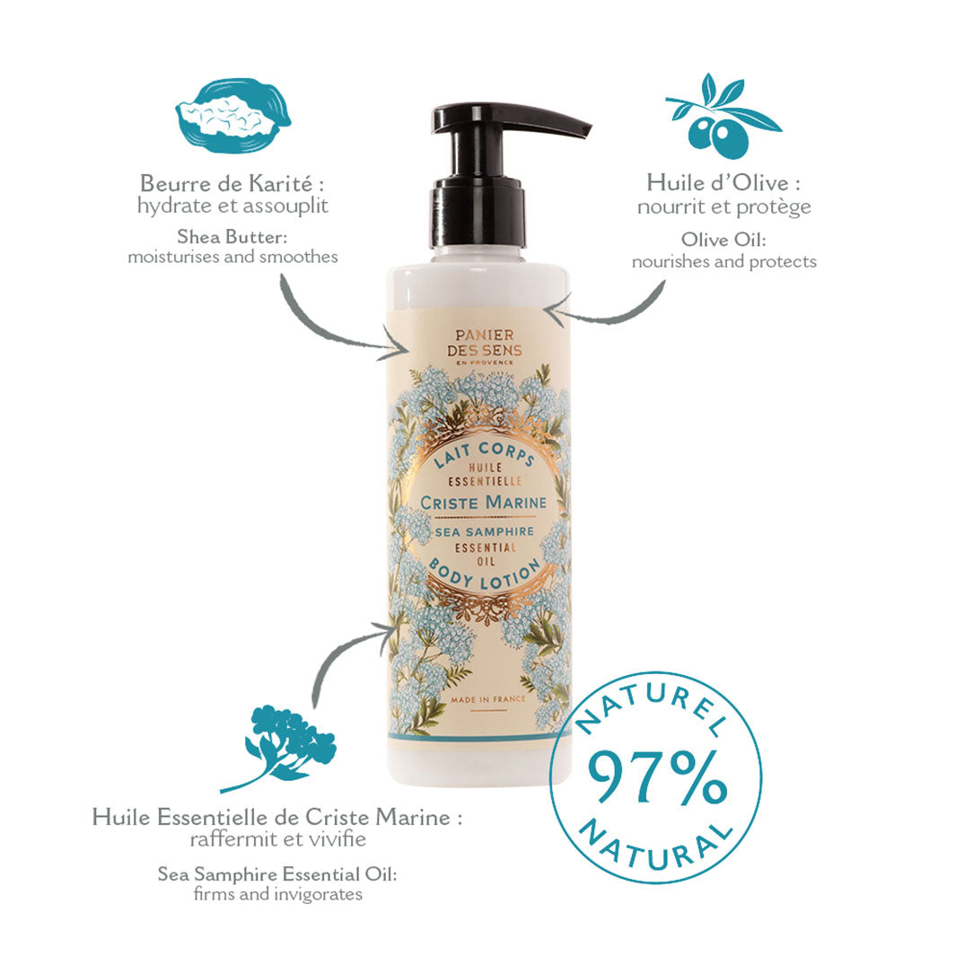 Panier des Sens Shea Butter Body lotion - Stimulating Sea Samphire