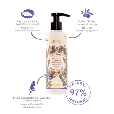 Panier des Sens Shea Butter Body lotion - Relaxing Lavender
