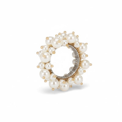 Pearls & Beads Napkin Ring | Putti Fine Furnishings