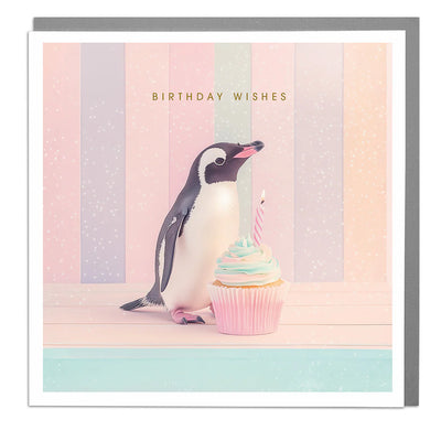 "Penguin "Birthday Wishes" Greeting Card | Putti Fine Furnishings