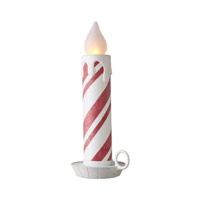 Peppermint Stripe Candle | Putti Christmas Canada