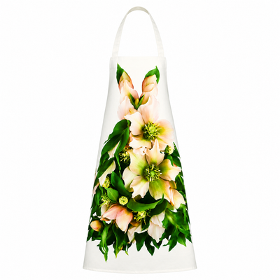 Petal & Pins Hellebore Romance Design Apron | Putti Fine Furnishings